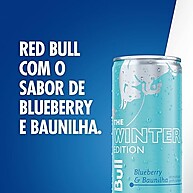 Red Bull Winter Blueberry Baunilha 250ml: Energia Única - imagem 2