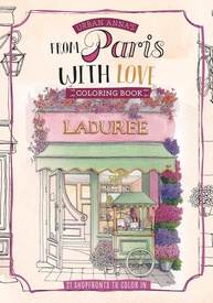 Livro de Colorir "From Paris with Love" por Urban Anna: Sua Jornada Criativa em Paris - imagem 1