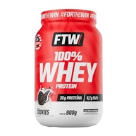 FTW 100% Whey Protein com Proteína Concentrada WPC, Suplemento Alimentar Pós-Treino em Pó com Fonte de Proteína do Soro do Leite, Alto Valor Biológico, Sem Glúten – Pote 900g (Sabor Cookies) - imagem 3