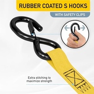 Kit 2 Tiras de Catraca Retráteis AUGO 2,5cm x 3m - Segurança e Praticidade para Cargas Pesadas - imagem 4