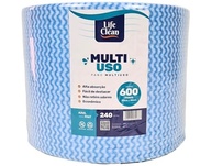 Pano Multiuso Limpeza 20cm x 240 Metros - 600 Unidades - Azul - imagem 3