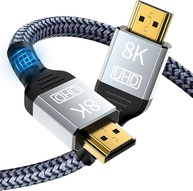 Cabo HDMI 2.1 8K 2 Metros: Imersão Total com PS5, Xbox Series X e TVs Ultra HD - imagem 1