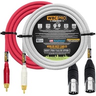 Cabos RCA para XLR Macho 3m WBC-PRO-LOCAP: Áudio Profissional Impecável - imagem 2
