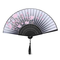 Leques de Madeira Dobráveis Xnferty - Design Vintage Chinês/Japonês em Seda | Presente Elegante & Funcional - imagem 2