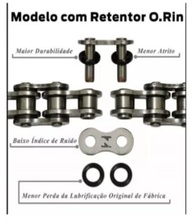 Kit Transmissão KMC para NXR Bros 160 e XRE 190 (2015-2024) com Retentor - Potencialize Sua Moto! - imagem 4