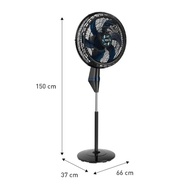 Ventilador de Coluna Arno Xtreme Force Breeze 50cm VB52 127V - Potência e Silêncio em um Só Lugar - imagem 2
