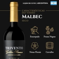 Concha y Toro Vinho Argentino Trivento Golden Malbec 750 Ml - imagem 2