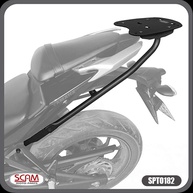 Suporte Baú Superior Scam SPTO182 para Yamaha MT-03 (2015+): Aumente sua Capacidade de Carga! - imagem 1