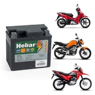 Bateria Heliar 12V 5Ah para Motos Honda e Yamaha: Pop, CG, Bros, Titan, Biz, XRE, Fazer, Factor, YBR, XTZ, Crosser, FZ15 - imagem 5