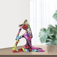 Estátua de Yoga em Resina - Decoração Elegante para Casa e Estúdio - imagem 5