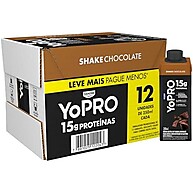 YoPRO Chocolate: Energia e Proteína 15g (12x250ml) - imagem 1