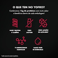YoPRO Morango: 15g Proteína, 250ml - Pack 12 - imagem 3