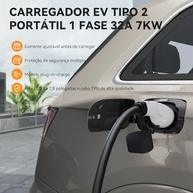 KINGSTER Carregador Portátil EV 7KW Fe-yr-ee: Segurança e Eficiência para Seu Carro Elétrico - imagem 4