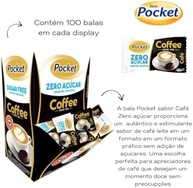 Bala de Café e Leite Zero Açúcar Pocket 2 Cx/ 100un - 230g - imagem 3