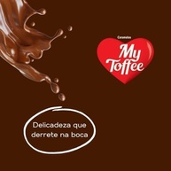 Bala de Leite e Chocolate Diet Zero Lactose My Toffee 6unx52g - imagem 1