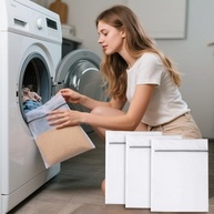 Sacos de Lavagem de Malha com Zíper - 3 Peças 40x30 cm | Proteção Total para Roupas em Máquina de Lavar e Secadora - imagem 2