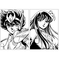 Cavaleiros do Zodíaco para Colorir: 50 Desenhos A4 🌟 - imagem 2