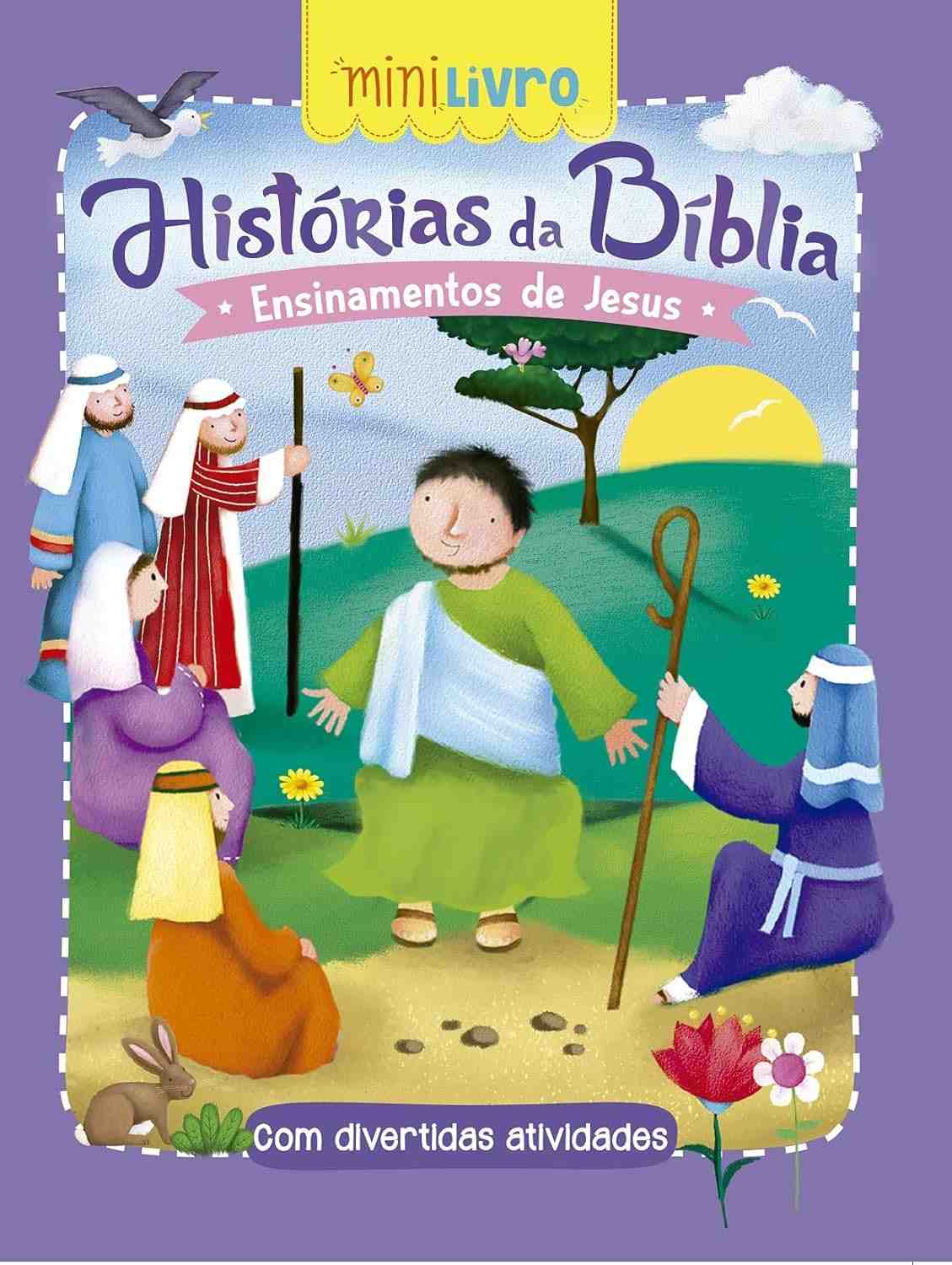 Minilivros: Histórias da Bíblia e Ensinamentos de Jesus para Crianças