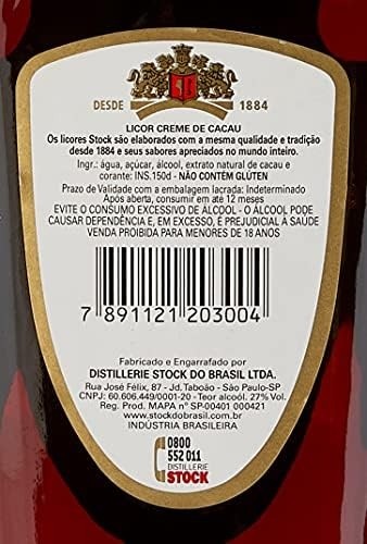 STOCK Licor Cacau Stock 720 Ml
