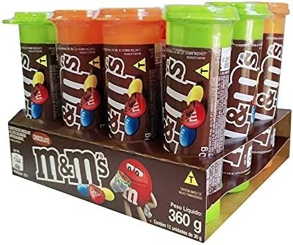 Oem Chocolate Mms Mini Tubo - Display 12X30G