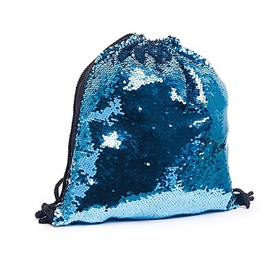 Mochila de Paetê Azul: Brilhe no Carnaval!