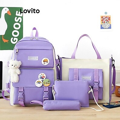Mochila Harajuku Lovito: Estilo e Espaço!