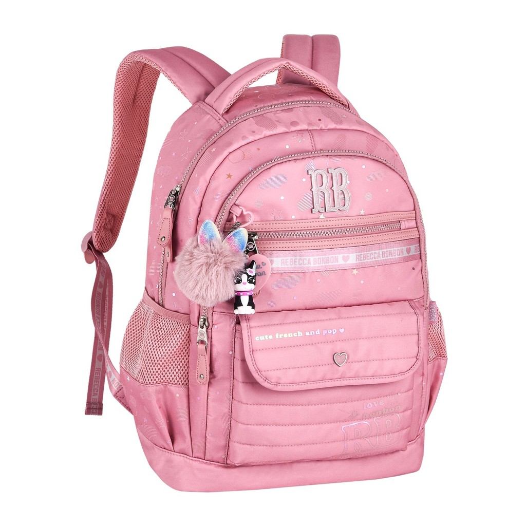 Mochila Rebecca Bonbon: Estilo e Conforto para Estudantes