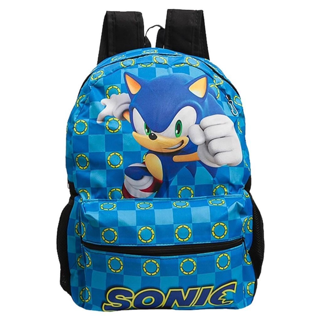 Mochila Sonic 3D: Aventura Escolar Garantida!