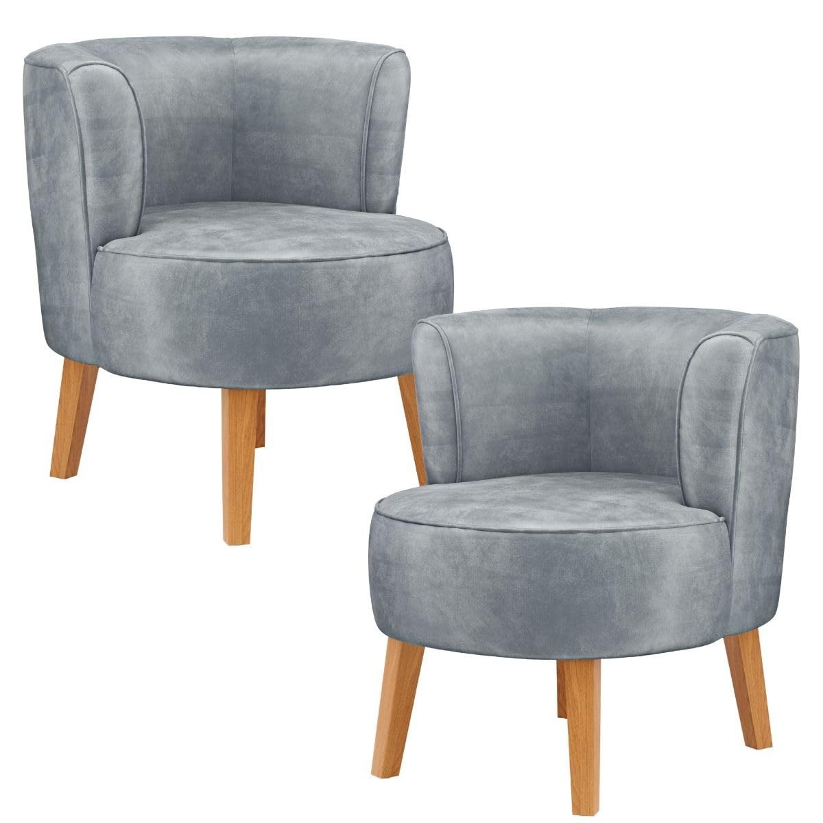 Kit 2 Poltronas Veludo Modernas para Sala de Jantar - Design Elegante e Conforto Duradouro