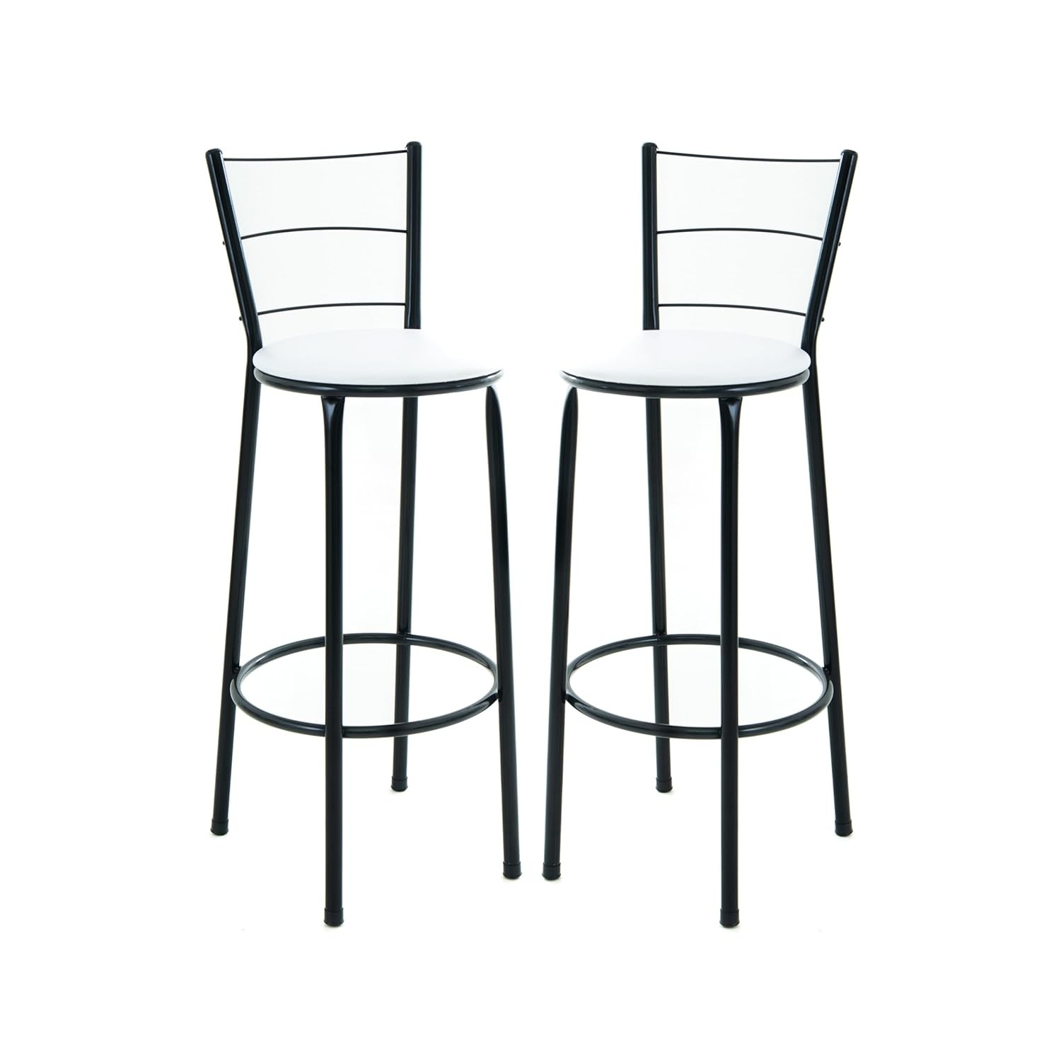 Banquetas Altas Modernas com Assento em Junco - 70cm | Ideal para Cozinha e Balcão