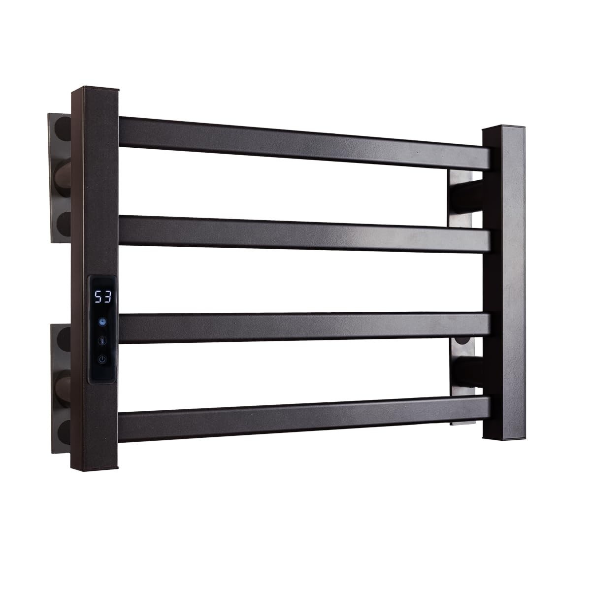 Toalheiro Elétrico Térmico 30x45 com Display Digital e Temporizador 110V - Design Moderno em Preto