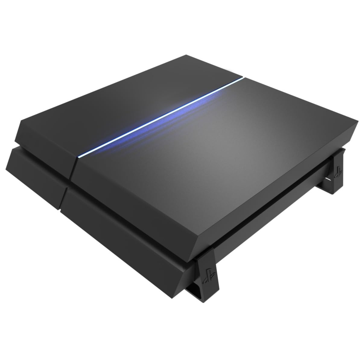 Suporte Horizontal Mesa PS4 Fat com Refrigeração - Design Preto Moderno e Estabilidade Total