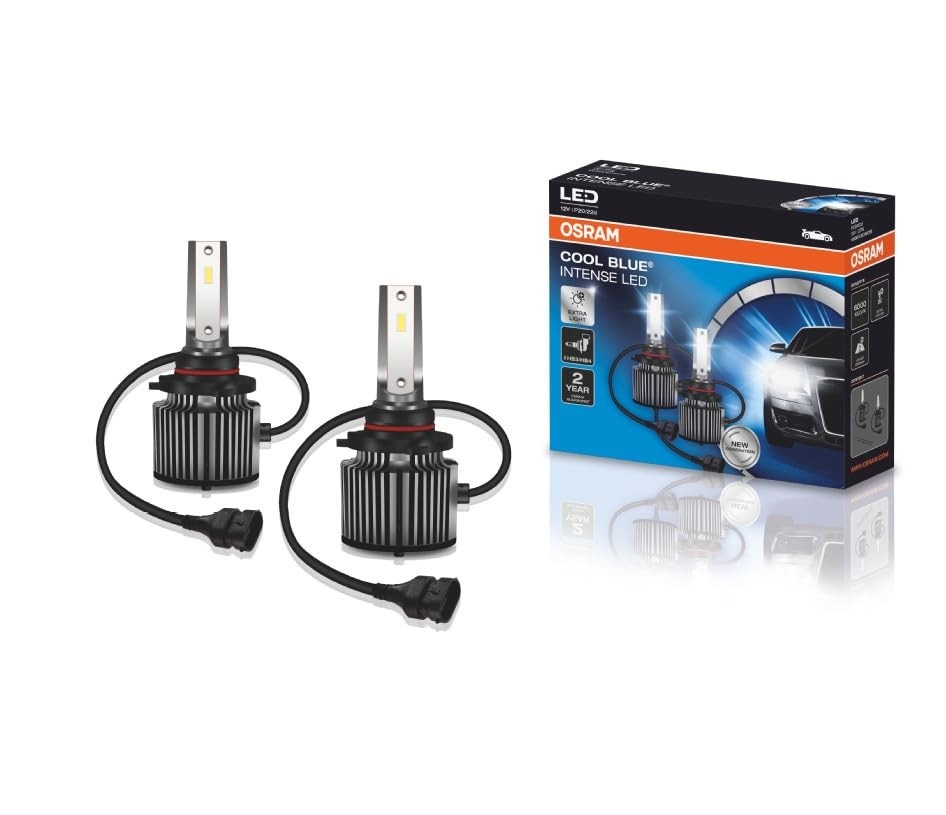 Kit LED HB3/HB4 Osram Cool Blue Intense 6000K: Iluminação Potente e Visual Moderno