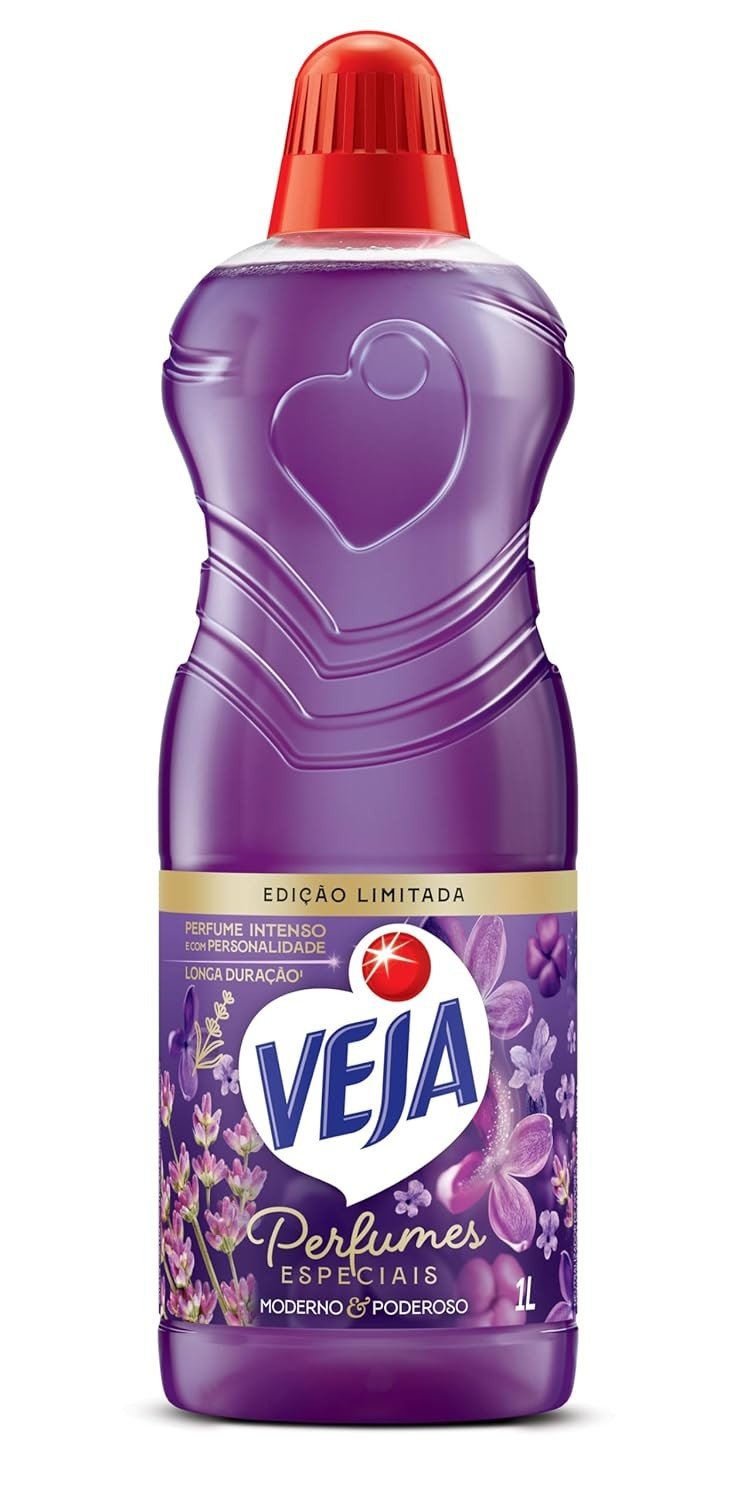 Veja Perfumados Moderno e Poderoso 1L - Limpeza com Fragrância Sofisticada