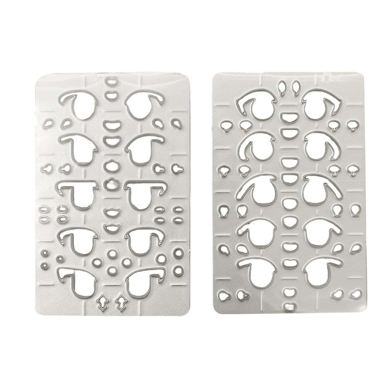 Molde para Cortar Olhos de Boneca 3,5 cm - Estêncil Profissional em Metal com Design Preciso