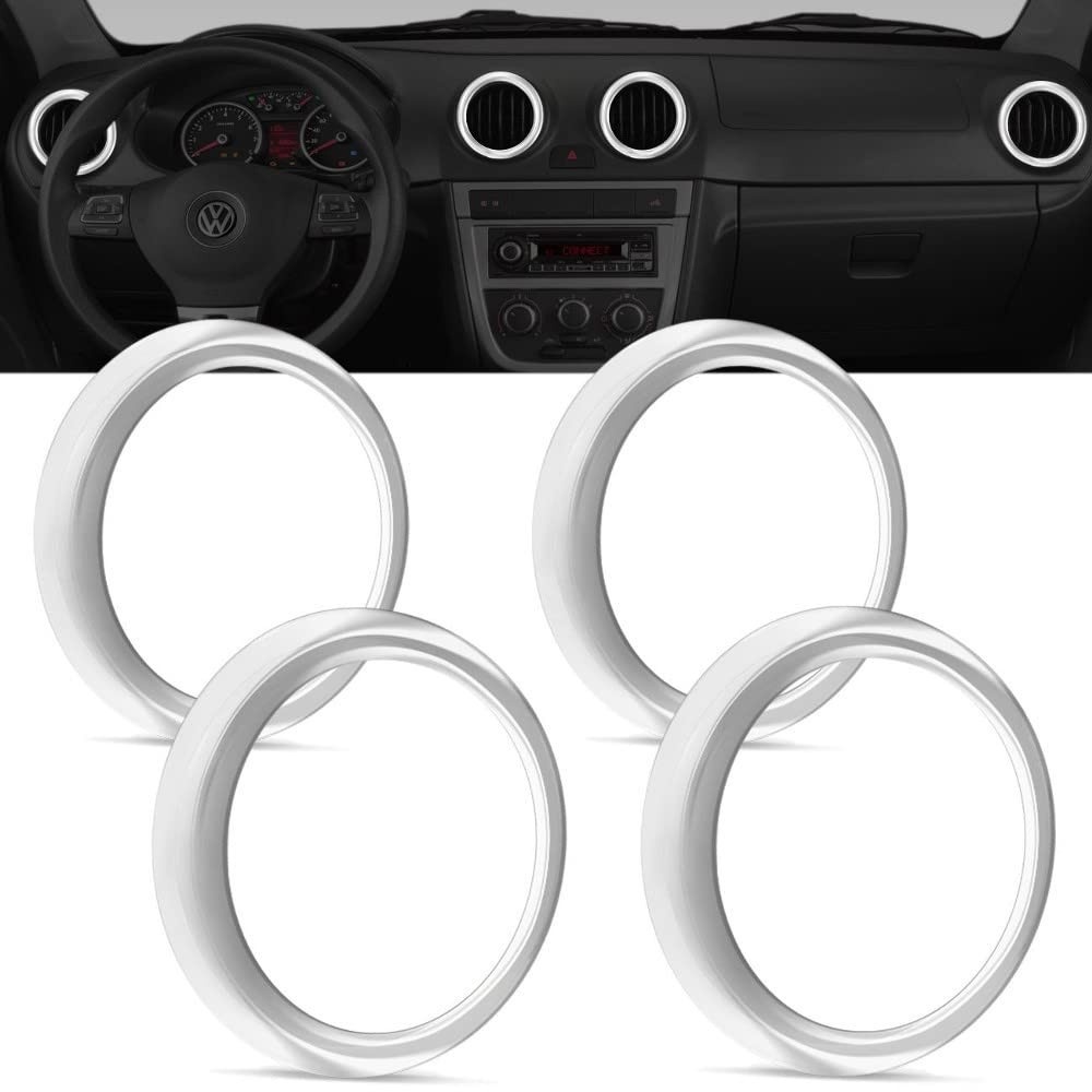 Renove o Visual do Seu Gol, Parati ou Saveiro G4/G5 com Molduras Cromadas de Difusor de Ar (Kit 4 Peças)