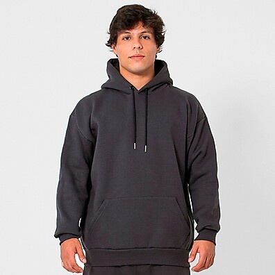 Moletom Canguru Chumbo: Conforto e Estilo Streetwear 🚀