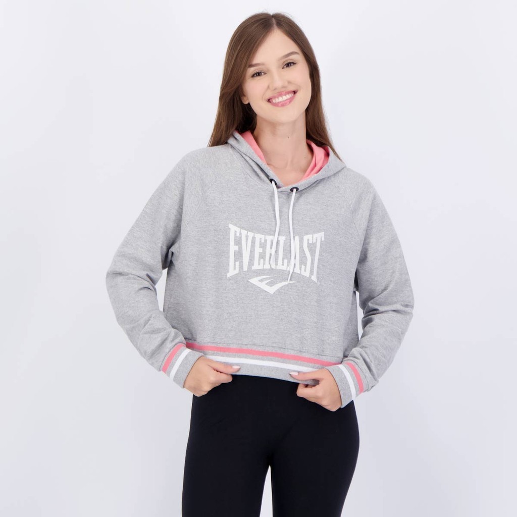 Moletom Cropped Everlast Rosa: Conforto & Estilo