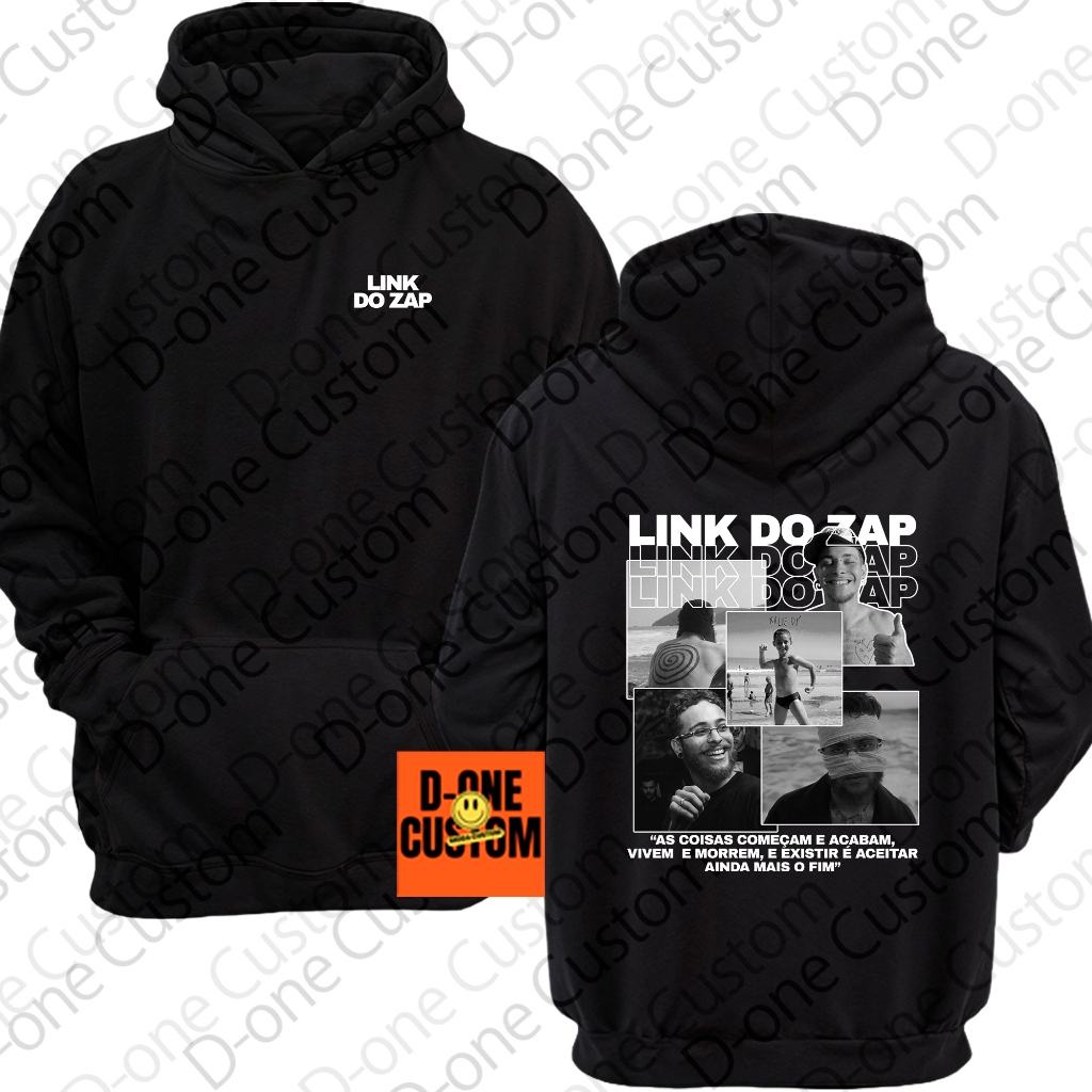 Moletom Estampado Link do Zap Show Rap - Conforto e Estilo