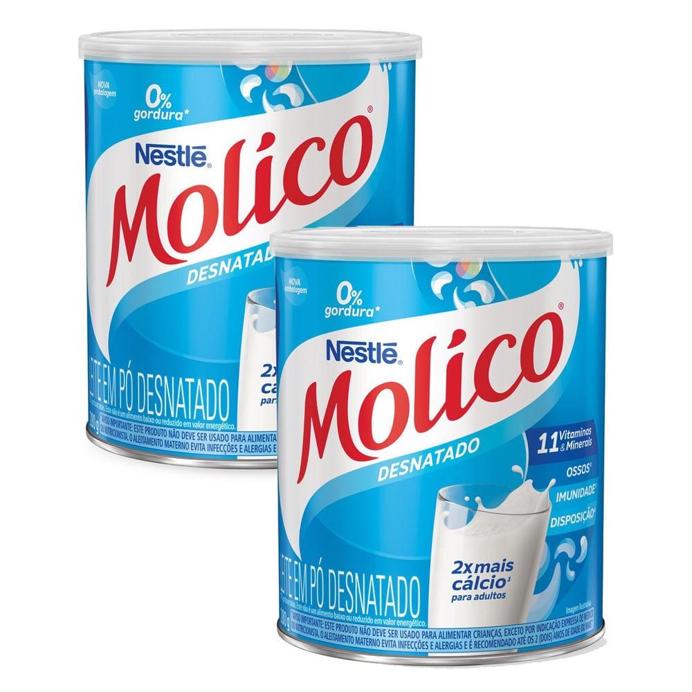 Molico Desnatado: Nutrição e Saúde em 2 Latas de 280g
