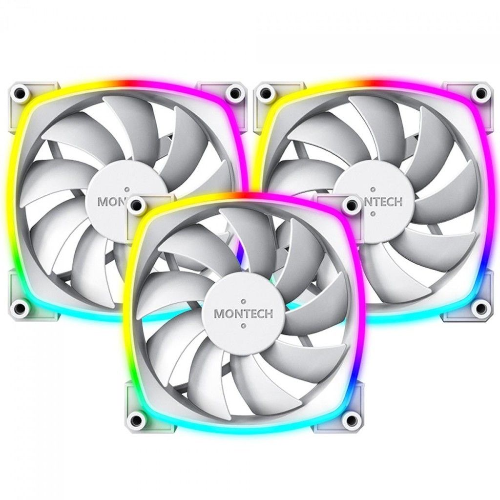 Montech AX120 PWM: O Kit de Fans RGB que Seu PC Precisa!