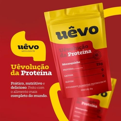Albumina Uevo Refil 1kg Morango