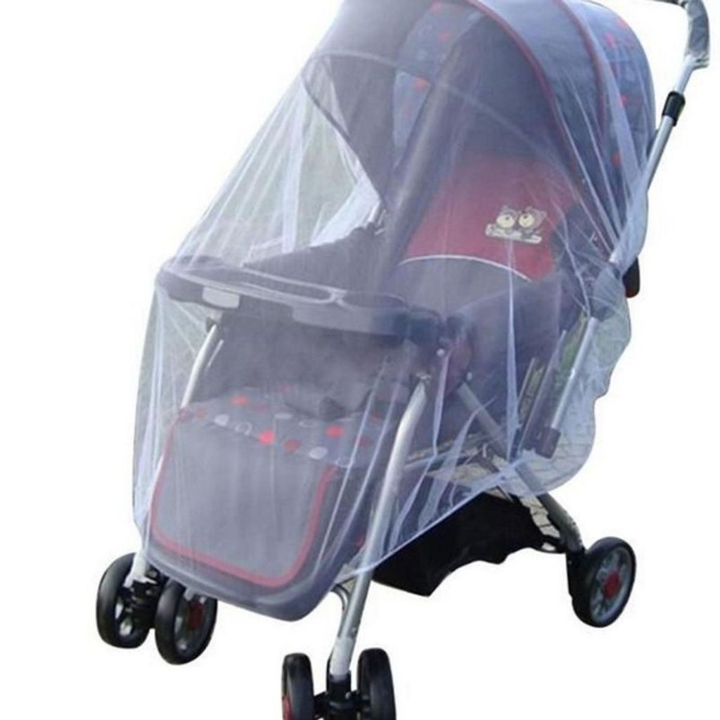 Mosquiteiro Universal para Carrinho e Bebê Conforto: Proteção Portátil 100x150cm