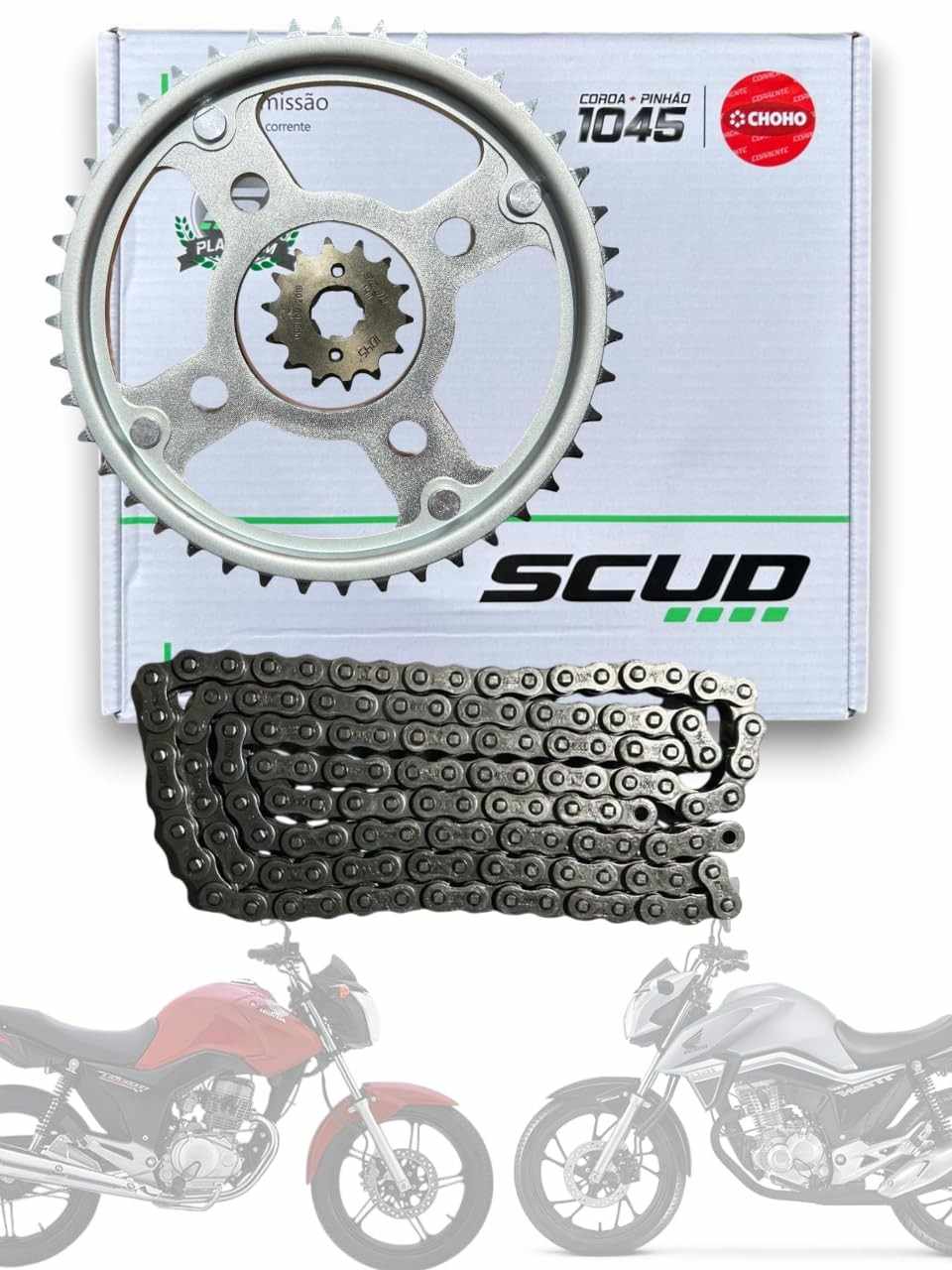 Kit Relação Scud Cg 150 Fan/Titan 2004-2015: Desempenho e Durabilidade para Sua Moto