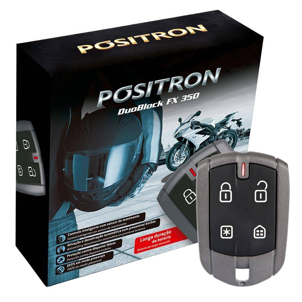 Alarme Positron DuoBlock G8 FX G8 350 Universal com Presença - Segurança Total para sua Moto