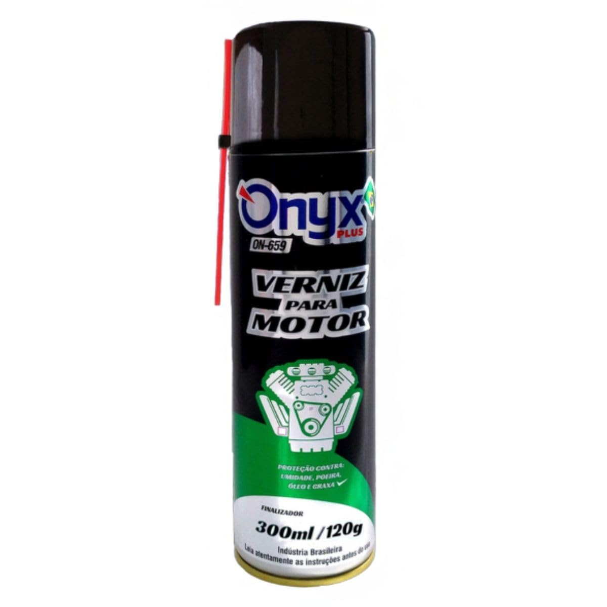 Verniz para Motor ONYX PLUS 300ml: Brilho Intenso e Proteção Duradoura