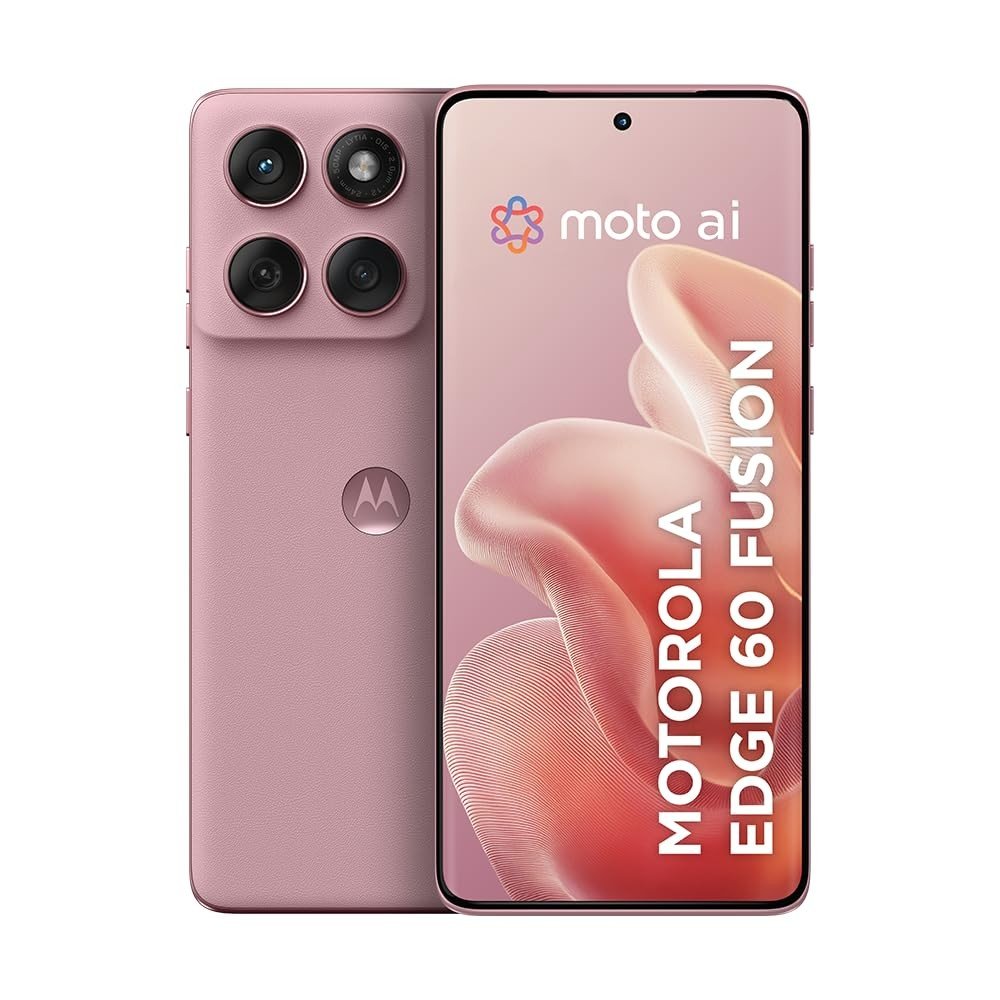 Motorola Edge 60 Fusion 5G Rosa: 256GB, 16GB RAM, Câmera Sony 50MP e Tela 120Hz