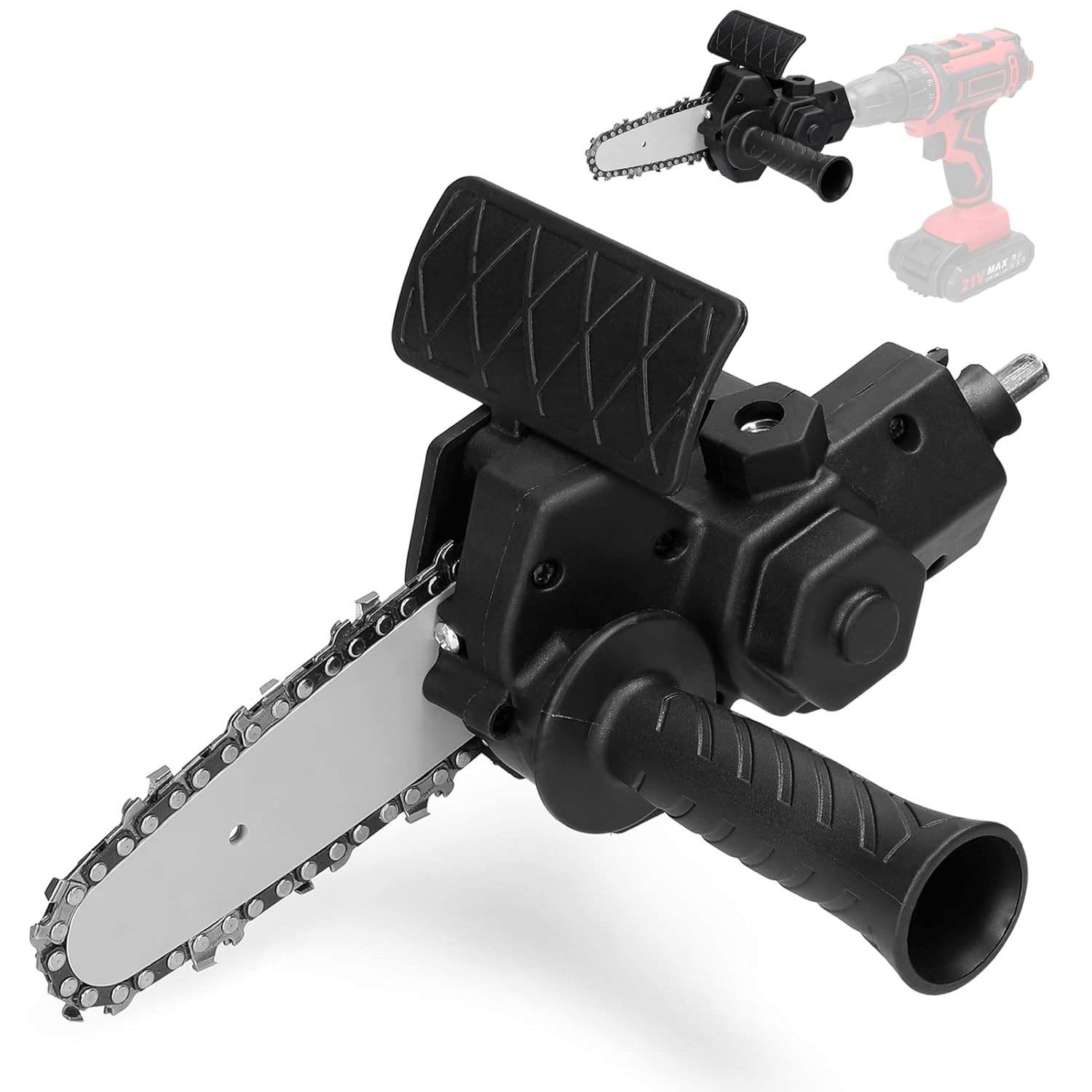 Converta Sua Furadeira em Motosserra Elétrica: Kit de Modificação ERYUE 4" - Potencialize Suas Ferramentas!
