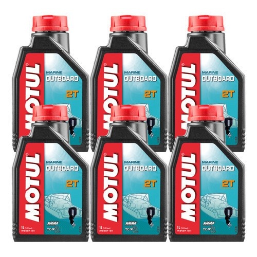 Motul 2T 6L: Óleo Náutico para Motor de Popa