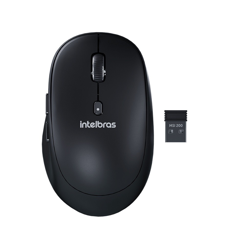 Mouse Sem Fio Intelbras MSI200: Silêncio e Conforto